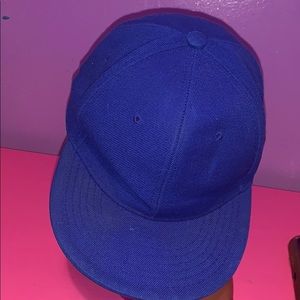 A blue hat